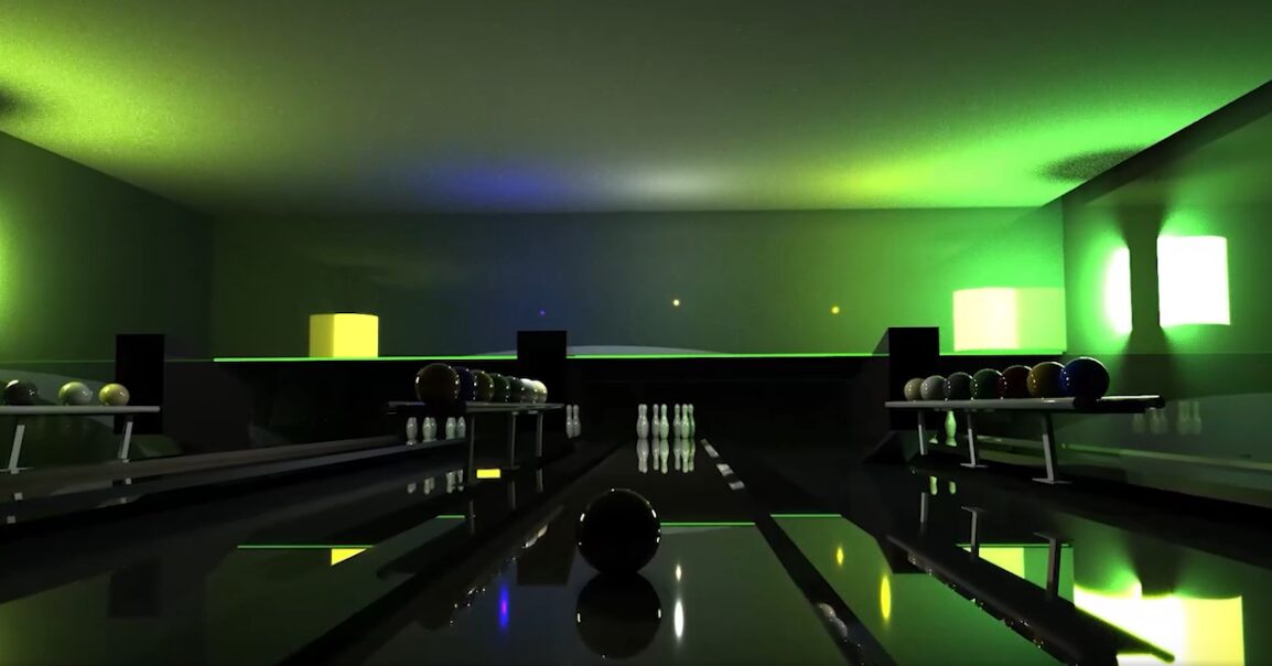 Animación 3D — Bowling